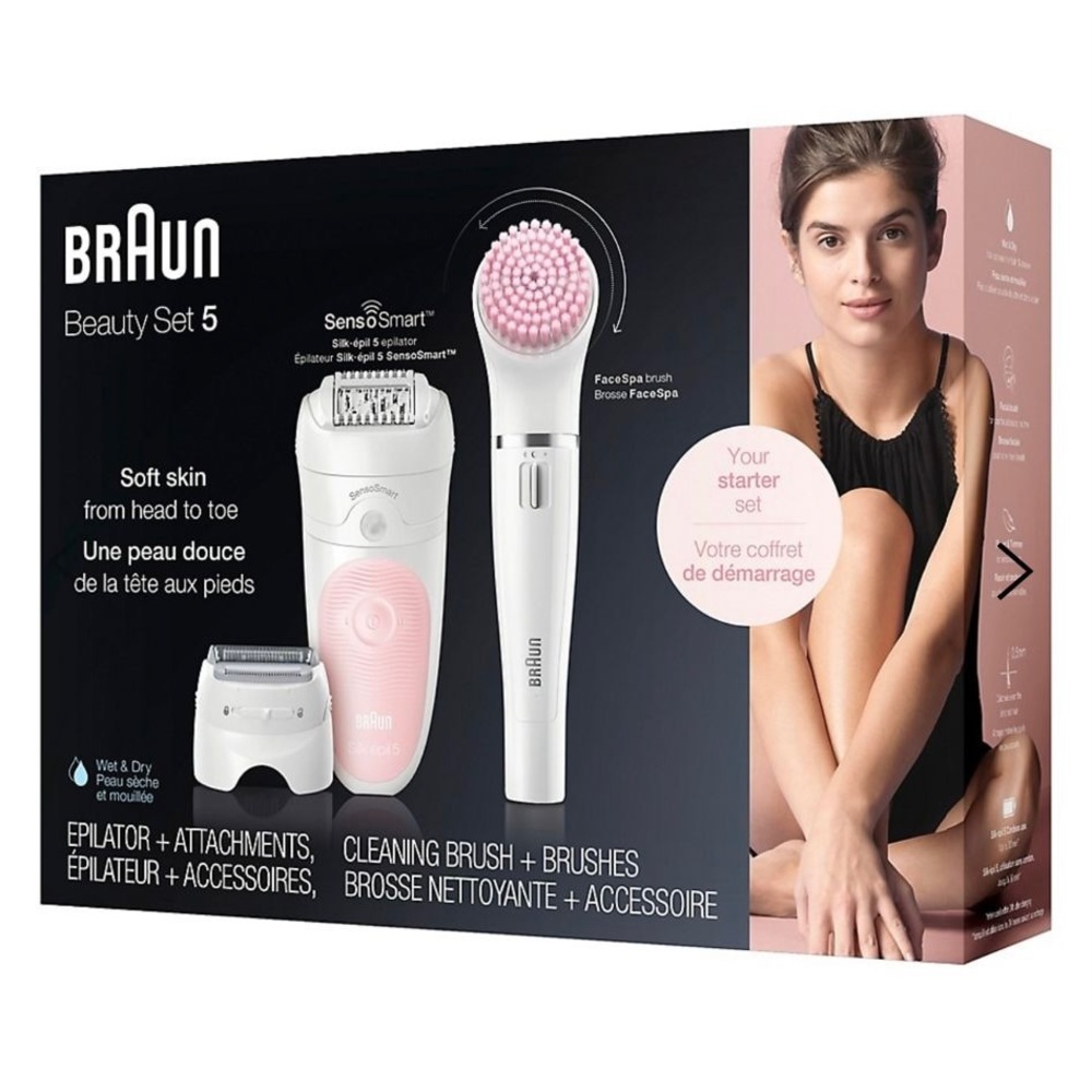Braun Series 5 epilator and brush kit